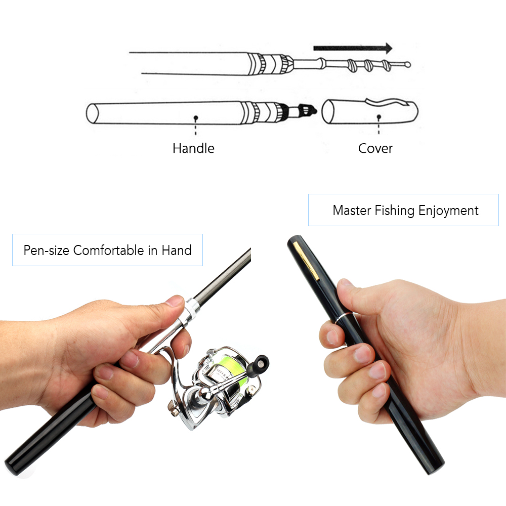 1m/1.4m bolso dobrável vara de - Penn Reel Fierce avaliação e preço