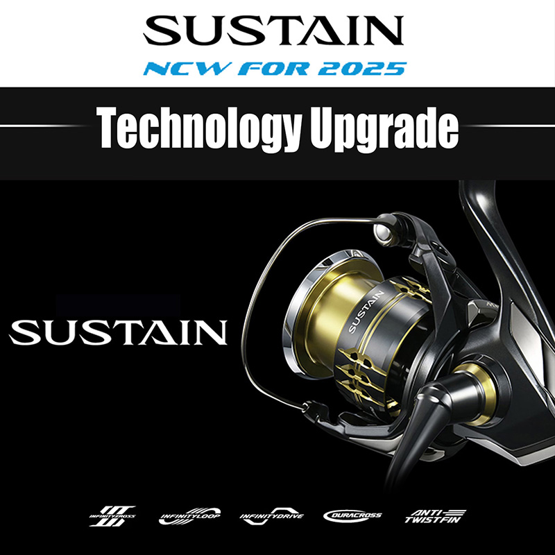 SHIMANO 2025 SUSTAIN Carretel  - Shimano Reel Sustain avaliação e preço